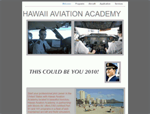 Tablet Screenshot of hawaiiaviationacademy.com